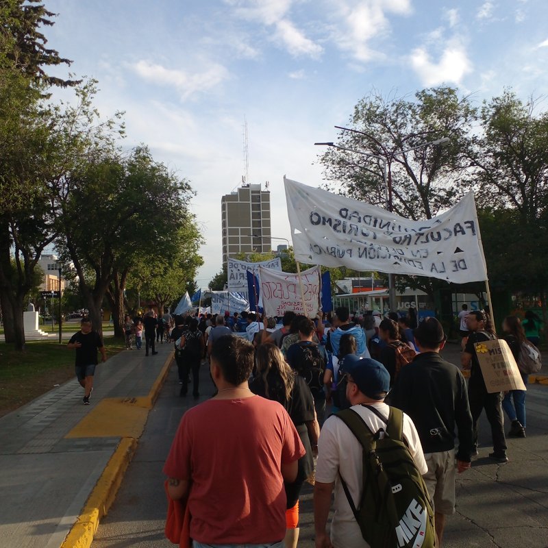 A march on a sunny day.